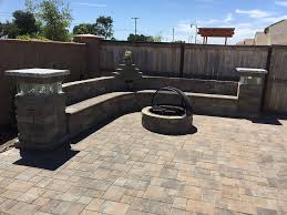 Seating Wall With Fire Pit Apostle