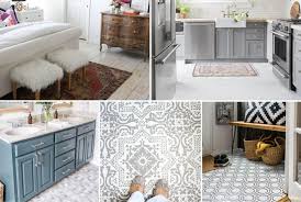 A rainbow of colors and a bevy of design options make linoleum a good choice for a kitchen floor. Gorgeous But Cheap Flooring Ideas Kaleidoscope Living