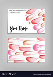 makeup artist business card template