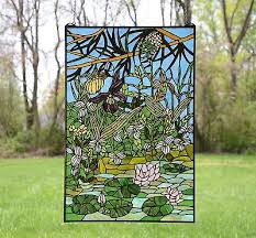 Stained Glass Window Panel