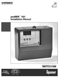 wirsbo promix 101 installation manual