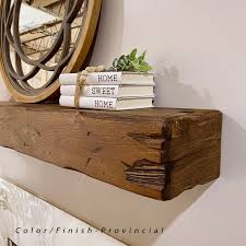Fireplace Mantel Distressed Floating