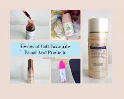 review of face exfoliating acids