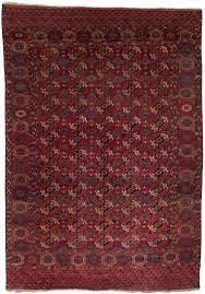antique turkmen bokhara wool rug