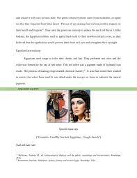essay on ancient egyptian make up