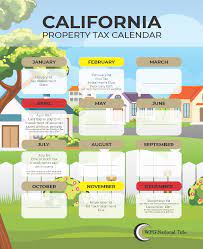 california property tax calendar mt