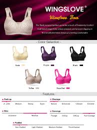 Details About Wingslove Womens Full Coverage Non Padded Comfort Strap Minimizer Wire Free Bra