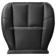 Passenger Leather Seat Cover Black