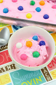 bubble gum ice cream easiest no churn