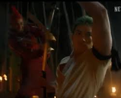 Does this look like the original Mr 7 fighting Zoro? (One Piece Live Action  Trailer) : r/OnePiece