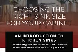 kitchen sink size for your cabinet