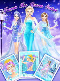 spa salon frozen queen games