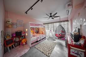 Industrial Kids Room With Bookshelf And