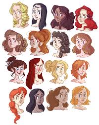 The cartoon hairstyles for consistently is a polish of twists, a reasonable geometry of the lines and simple carelessness, giving the picture of a lively coquetry. Hairs By Snarkies On Deviantart Cartoon Hair Cartoon Drawings Character Design