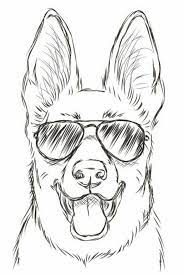 Chihuahua dog portrait art print by svetlana novikova. Dog With Sunglasses Easy Drawing Tutorials Black And White Pencil Sketch White Background Art Drawings Sketches Dog Sketch Animal Sketches