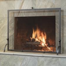 Single Panel Fireplace Screen