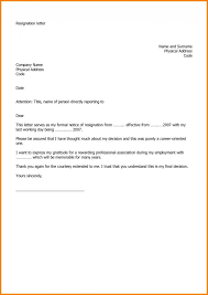 Free Sample Of Resignation Letter For Nurses Imaxinaria Org