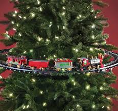 A wide variety of christmas tree with train options are available to you, such as material, occasion, and print method. Christmas Tree Train Petagadget Christmas Tree Train Christmas Train Harry Potter Christmas Decorations