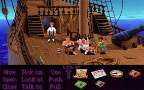 Deep in the caribbean, the inexperienced and naive guybrush threepwood sets out on a quest to become a pirate, encountering romance, adventure, comedy. The Secret Of Monkey Island Monkey Island Adventure Games Classic Video Games