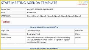 Free Staff Meeting Agenda Template Of 17 Staff Meeting