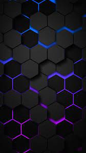 3d hexagon iphone wallpaper iphone