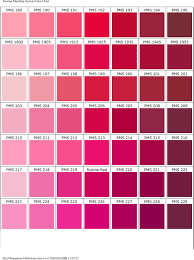 Pms Color Chart 4 In 2019 Pantone Color Chart Pink Color