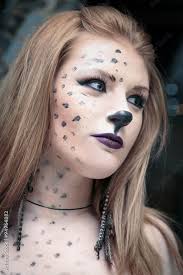 catwoman makeup for halloween stock