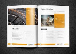 Two Page Brochure Templates Free B O T