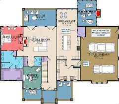 New American Country House Plan With 2