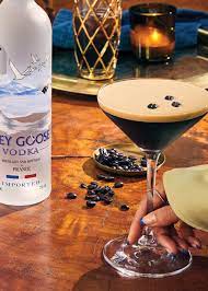 four grey goose vodka martini tail