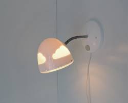 White Skojig Cloud Wall Table Lamp