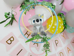 diy hanging koala bear hoop décor fun365
