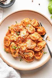 tortellini with creamy tomato sauce