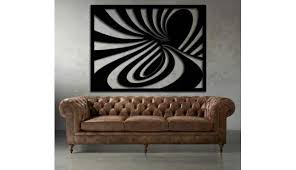 Wood Swirl Wall Art Black Makhsoom