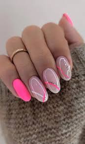 colourful spring nail designs