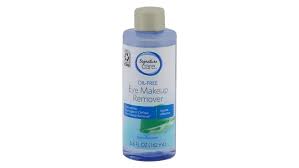 signature care eye makeup remover oil
