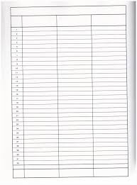 10 Best Images Of Printable Blank Charts With Columns 4 3