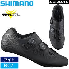 Shimano Rc7 Black Wide Size Spd Sl Shoes Binding Shoes Road Competition Shimano Bicycle