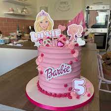 Birthday Cake Pink Barbie Birthday Cakes gambar png