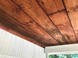 Depending on ceiling age that popcorn spray could contain asbestos. How To Remove Mold From A Wooden Ceiling Hgtv