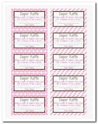 Free Printable Baby Shower Raffle Tickets Template Beautiful Free
