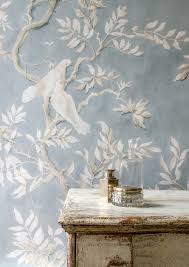 lewis wood doves wallpaper