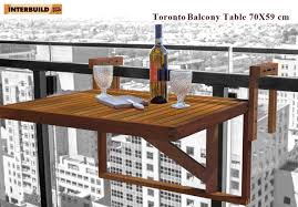 Leaving more time to focus on the design, and the table top, rather than spending a bunch of time figuring how to put it. Foldable For Railings Interbuild Toronto Balcony Deck Table 28 X 24 Patio Furniture Sets Patio Lawn Garden Urbytus Com