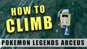 Pokémon Legends Arceus how to climb - Unlock Sneasler - YouTube