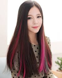 The most common pink streak hair material is cotton. 35 Gorgeous Peekaboo Highlights To Enhance Your Hair