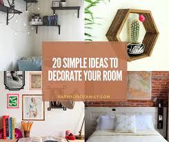 20 simple ideas to decorate your room