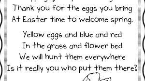 inspirational easter poems for kids