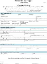 You might be looking for something as simple as a credit check or ssn verification. Free Background Check Form Pdf 329kb 3 Page S