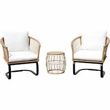 Belavi 3 Piece Wicker Patio Set