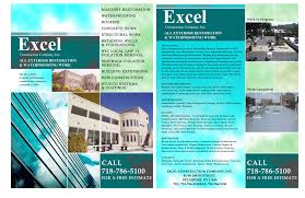 Construction Brochure Design For Excel